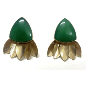 Lotus Bloom Stud Earrings