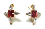 Square-Fancy-drop-Earrings