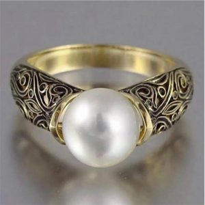 Baroque Pearl Statement Ring