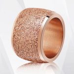 Glittering Rose Gold Band