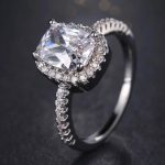 Cushion-Cut Halo Ring
