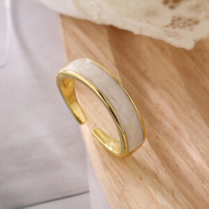 Luster Enamel Band Ring