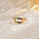 Rainbow Link Ring