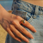 The Radiance Gold And Silver Pavé Hoops