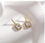 Lumiere Cushion-Cut Drop Earrings
