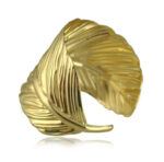 Gold Leaf Wrap Bracelet