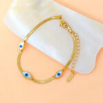 Evil Eye Gold Bracelet