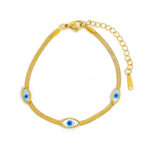 Evil Eye Gold Bracelet