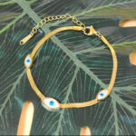Evil Eye Gold Bracelet