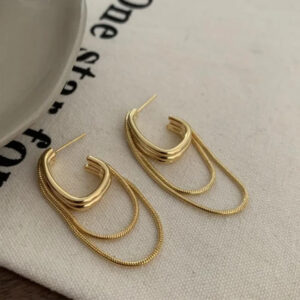 Luna Loop Layered Hoop Earrings