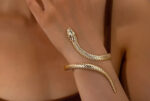 Serpent Elegance Cuff Bracelet