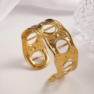 Aurora Openwork Gold Cuff