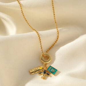 Jetsetter Charm Necklace