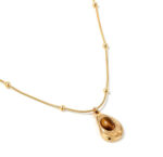 Golden Aura Pendant Necklace