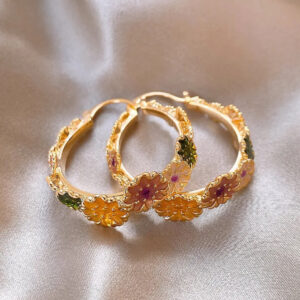 Bloom Hoop Earrings