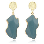 Ocean Mist Stone Drop Earrings