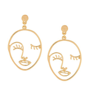 Face Outline Earrings