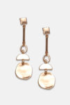 Molten Metal Abstract Drop Earrings
