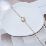 Lunar Pearl Pavé Bracelet