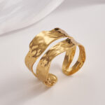 Molten Wave Open Cuff