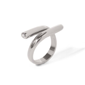 Minimalist Celestial Wrap Silver Ring