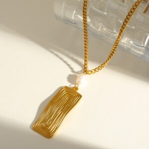 Aura Labyrinth Pendant Necklace