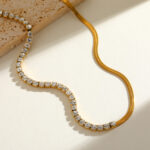 Serpentine Radiance Tennis Necklace