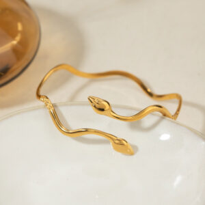 Serpentine Gilded Bangle