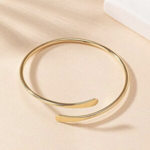 Golden Whisper Open Cuff