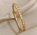 Golden Coil Flex Bracelet